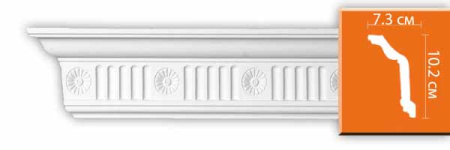 Плинтус потолочный с рисунком DECOMASTER DT-88152 (110*63*2400мм)