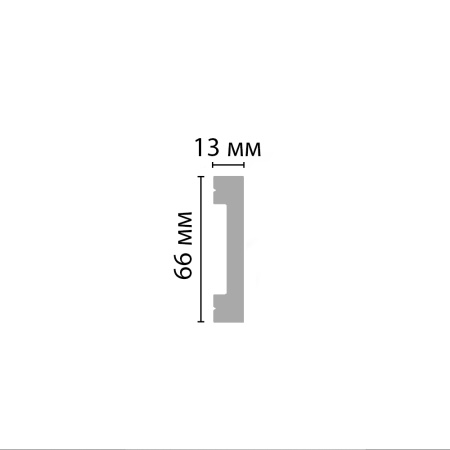 Плинтус напольный DECOMASTER D157ДМ (66*13*2000мм)