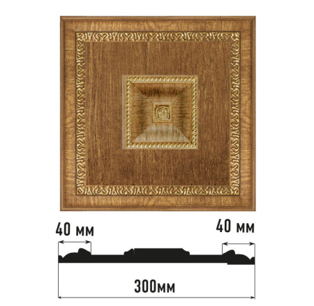 Декоративное панно DECOMASTER D31-4 (300*300*32мм)